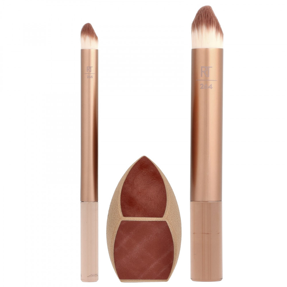 Real Techniques, Makeupsaver, спонж и кисть для макияжа, набор из 3 предметов в Москве - eco-herb.ru | изображение Real Techniques, Makeupsaver, спонж и кисть для макияжа, набор из 3 предметов в Москве - eco-herb.ru | фото