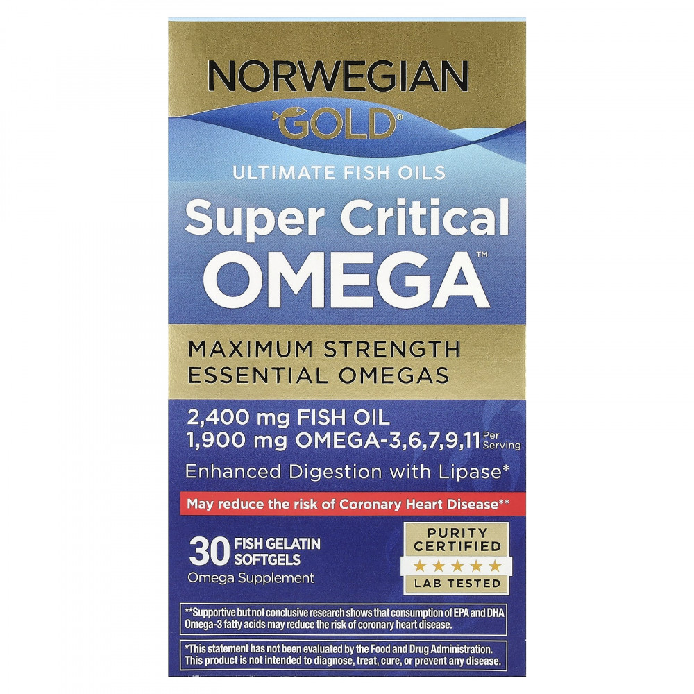Renew Life, Norwegian Gold®, Super Critical Omega™, максимальная сила действия, 30 капсул из рыбьего желатина в Москве - eco-herb.ru | изображение Renew Life, Norwegian Gold®, Super Critical Omega™, максимальная сила действия, 30 капсул из рыбьего желатина в Москве - eco-herb.ru | фото