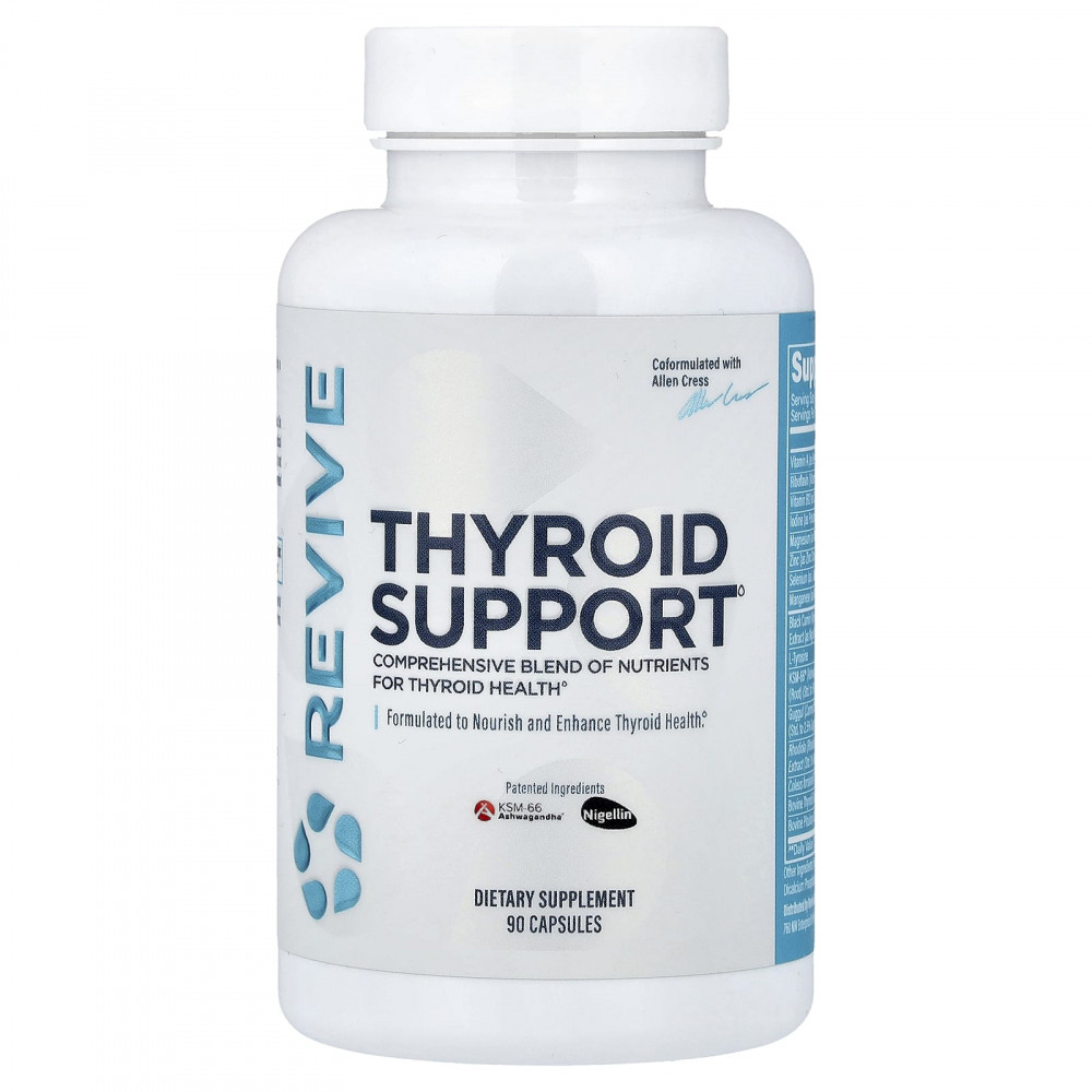 Revive, добавка для поддержки щитовидной железы, 90 капсул в Москве - eco-herb.ru | изображение Revive, добавка для поддержки щитовидной железы, 90 капсул в Москве - eco-herb.ru | фото