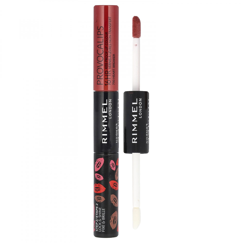 Rimmel London, Provocalips, 16HR Kiss Proof Lip Color, 750 Heart Breaker, 4 мл (0,14 жидк. унц.) в Москве - eco-herb.ru | изображение Rimmel London, Provocalips, 16HR Kiss Proof Lip Color, 750 Heart Breaker, 4 мл (0,14 жидк. унц.) в Москве - eco-herb.ru | фото