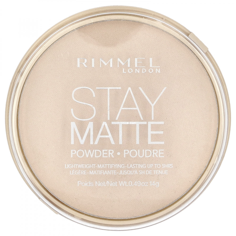 Rimmel London, Stay Matte, Lightweight Mattifying Powder, 011 Creamy Natural, 0.49 oz (14 g) в Москве - eco-herb.ru | изображение Rimmel London, Stay Matte, Lightweight Mattifying Powder, 011 Creamy Natural, 0.49 oz (14 g) в Москве - eco-herb.ru | фото