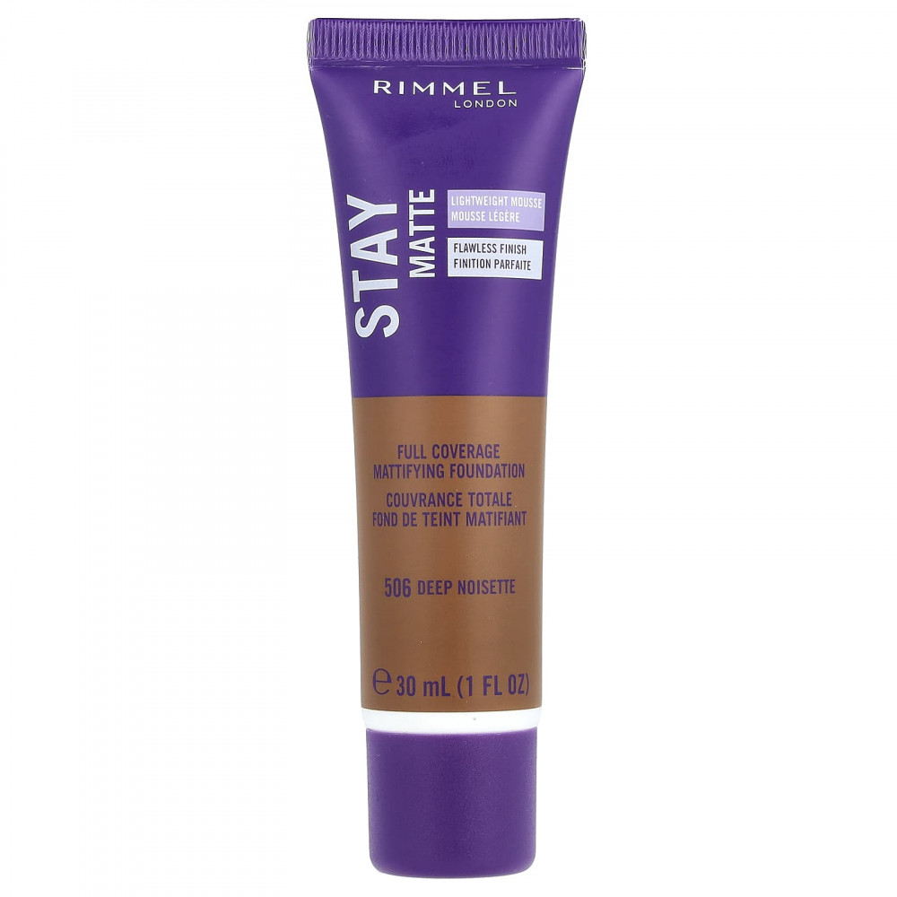 Rimmel London, Stay Matte, матирующая основа для полного покрытия, насыщенный оттенок 506, 30 мл (1 жидк. унц.) в Москве - eco-herb.ru | изображение Rimmel London, Stay Matte, матирующая основа для полного покрытия, насыщенный оттенок 506, 30 мл (1 жидк. унц.) в Москве - eco-herb.ru | фото