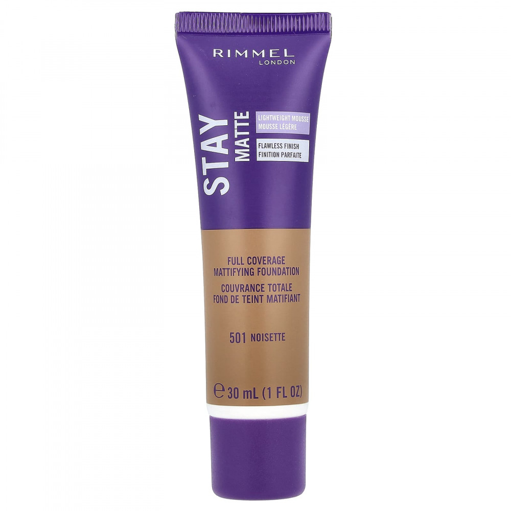 Rimmel London, Stay Matte, матирующая основа для полного покрытия, оттенок 501, 30 мл (1 жидк. унц.) в Москве - eco-herb.ru | изображение Rimmel London, Stay Matte, матирующая основа для полного покрытия, оттенок 501, 30 мл (1 жидк. унц.) в Москве - eco-herb.ru | фото