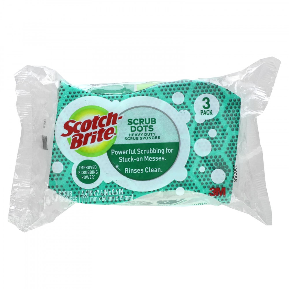 Scotch-Brite, Очищающие губки для тяжелых условий работы, 3 губки (Товар снят с продажи) в Москве - eco-herb.ru | изображение Scotch-Brite, Очищающие губки для тяжелых условий работы, 3 губки (Товар снят с продажи) в Москве - eco-herb.ru | фото