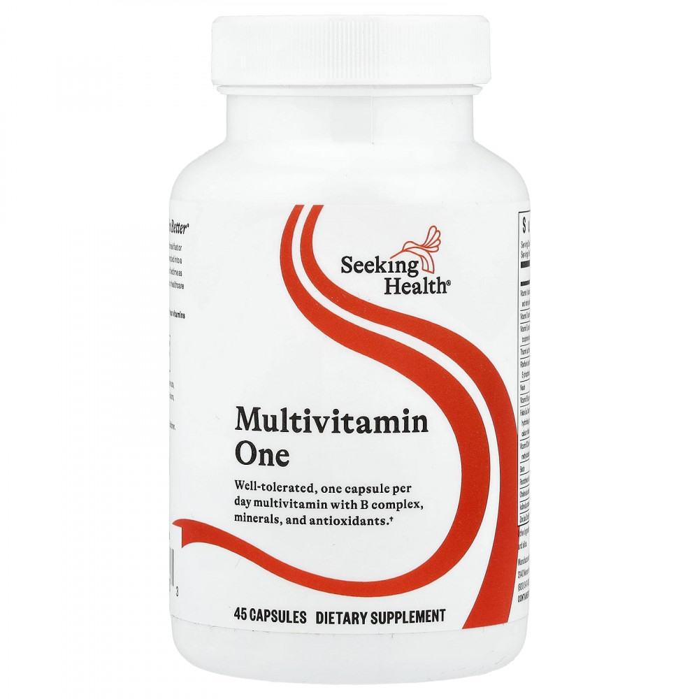 Seeking Health, Multivitamin One, мультивитамины, 45 капсул в Москве - eco-herb.ru | изображение Seeking Health, Multivitamin One, мультивитамины, 45 капсул в Москве - eco-herb.ru | фото