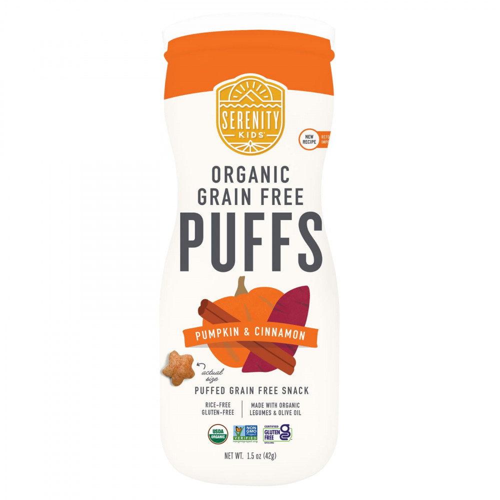 Serenity Kids, органические колечки без злаков, тыква и корица, 42 г (1,5 унции) в Москве - eco-herb.ru | изображение Serenity Kids, органические колечки без злаков, тыква и корица, 42 г (1,5 унции) в Москве - eco-herb.ru | фото