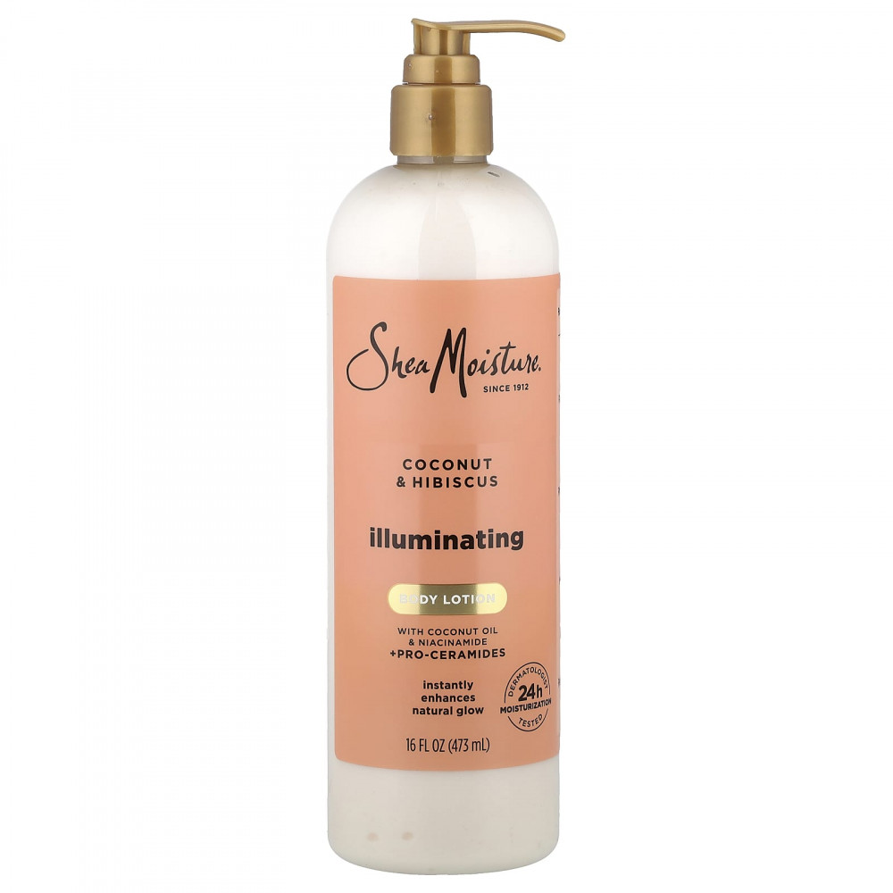 SheaMoisture, осветляющий лосьон для тела, кокос и гибискус, 473 мл (16 жидк. унций) в Москве - eco-herb.ru | изображение SheaMoisture, осветляющий лосьон для тела, кокос и гибискус, 473 мл (16 жидк. унций) в Москве - eco-herb.ru | фото