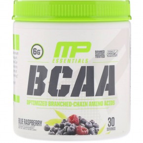 MusclePharm, Essentials, BCAA, со вкусом голубой малины, 225 г (0,50 фунта) в Москве - eco-herb.ru | фото