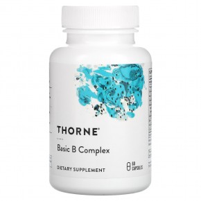Thorne, комплекс основных витаминов группы B, 60 капсул в Москве - eco-herb.ru | фото