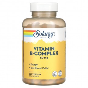 Solaray, Vitamin B-Complex, 50 mg, 250 VegCaps в Москве - eco-herb.ru | фото