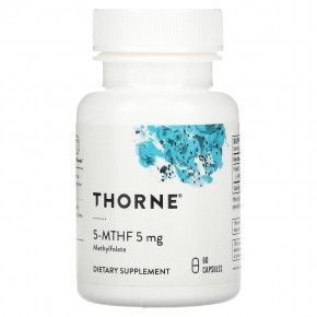 Thorne, 5-МТГФ, 5 мг, 60 капсул - описание