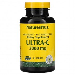 NaturesPlus, Ultra-C, 2000 мг, 90 таблеток в Москве - eco-herb.ru | фото
