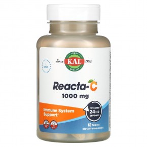KAL, Reacta-C, 1000 мг, 60 таблеток в Москве - eco-herb.ru | фото