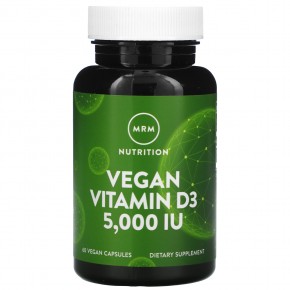 MRM Nutrition, Vegan Vitamin D3, 5,000 IU, 60 Vegan Capsules в Москве - eco-herb.ru | фото