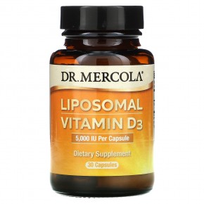 Dr. Mercola, Liposomal Vitamin D3, 5,000 IU, 30 Capsules в Москве - eco-herb.ru | фото
