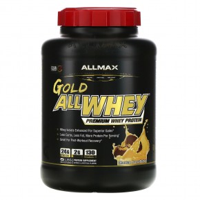 ALLMAX, Gold AllWhey, сывороточный протеин премиального качества, шоколад и арахисовое масло, 5 фунтов (5 фунтов) - описание