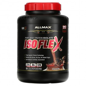 ALLMAX, Isoflex, Pure Whey Protein Isolate, Chocolate, 5 lbs (2.27 kg) в Москве - eco-herb.ru | фото