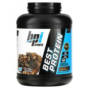 BPI Sports, Лучший протеин, передовая формула 100%-ного протеина, шоколадное брауни, 5,1 фунта (2329 г) в Москве - eco-herb.ru | фото
