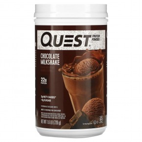 Quest Nutrition, Протеиновый порошок, шоколадный молочный коктейль, 726 г (1,6 фунта) - описание