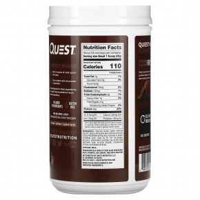 Quest Nutrition, Протеиновый порошок, шоколадный молочный коктейль, 726 г (1,6 фунта) в Москве - eco-herb.ru | фото