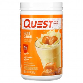 Quest Nutrition, протеиновый порошок, соленая карамель, 726 г (1,6 фунта) - описание