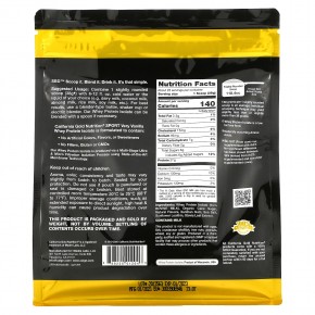 California Gold Nutrition, Sport, изолят сывороточного протеина, со вкусом ванили, 907 г (2 фунта) в Москве - eco-herb.ru | фото