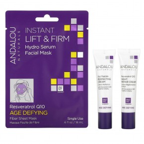 Andalou Naturals, Age Defying Day To Night, набор из 3 предметов - описание