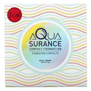 J.Cat Beauty, Aquasurance, компактная основа, ACF101A Buff, 9 г (0,31 унции) в Москве - eco-herb.ru | фото