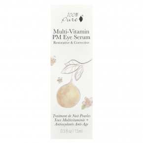 100% PURE, Мультивитаминная сыворотка для кожи вокруг глаз, 15 мл (0,5 жидк. Унции) в Москве - eco-herb.ru | фото