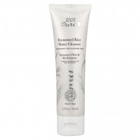 100% PURE, Очищающее средство с водой из ферментированного риса, 100 мл (3,4 жидк. Унции) - описание | фото