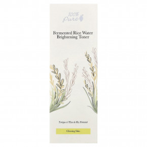 100% PURE, Осветляющий тоник с ферментированной рисовой водой, 100 мл (3,3 жидк. Унции) в Москве - eco-herb.ru | фото