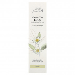 100% PURE, сыворотка с антиоксидантами и зеленым чаем (EGCG), 30 мл (1 жидк. унция) в Москве - eco-herb.ru | фото