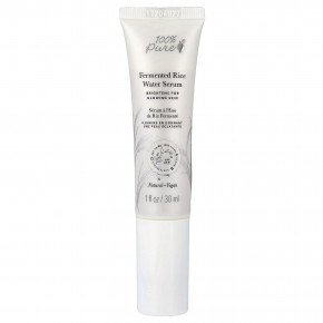 100% PURE, Сыворотка с ферментированной рисовой водой, 30 мл (1 жидк. Унция) - описание | фото