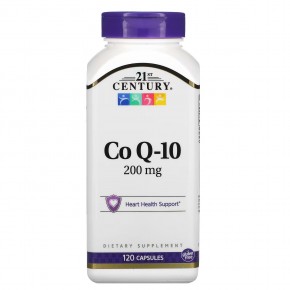 21st Century, Коэнзим Q10, 200 мг, 120 капсул в Москве - eco-herb.ru | фото