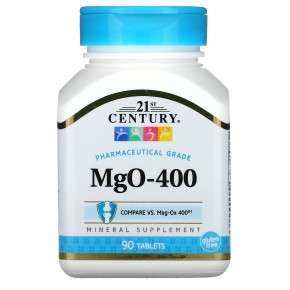 21st Century, MgO-400, 90 таблеток в Москве - eco-herb.ru | фото