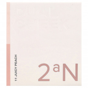 2aN, Dual Cheek, оттенок 11 «Сочный персик», 7,4 г в Москве - eco-herb.ru | фото