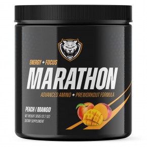 6AM Run, Marathon, перед тренировкой, персик и манго, 360 г (12,7 унции) - описание