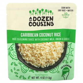 A Dozen Cousins, Caribbean Coconut Rice, Seasoning Sauce, 4 oz (113) - описание