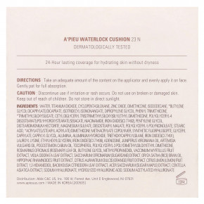 A'Pieu, Waterlock Cushion, кушон, 23 N, 15 г (0,52 унции) в Москве - eco-herb.ru | фото