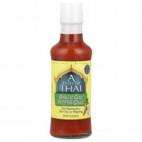 A Taste Of Thai, Соус с чесноком и перцем чили, 207 мл (7 жидк. унц.) (Товар снят с продажи) в Москве - eco-herb.ru | фото