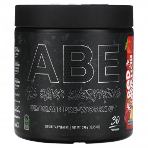 ABE, Ultimate Pre-Workout, предтренировочный комплекс, гавайский красный, 390 г (13,75 унции) - описание