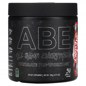 ABE, Ultimate Pre-Workout, предтренировочный комплекс, с вишневой колой, 390 г (13,75 унции) - описание