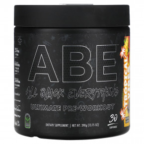 ABE, Ultimate Pre-Workout, предтренировочный комплекс, тропические фрукты, 390 г (13,75 унции) в Москве - eco-herb.ru | фото