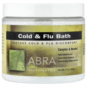 Abra Therapeutics, Для ванн от простуды и гриппа, камфора и ментол, 482 г (17 унций) в Москве - eco-herb.ru | изображение Abra Therapeutics, Для ванн от простуды и гриппа, камфора и ментол, 482 г (17 унций) в Москве - eco-herb.ru | фото