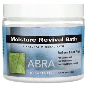 Abra Therapeutics, Moisture Revival Bath, подсолнух и лепестки роз, 482 г (17 унций) в Москве - eco-herb.ru | фото