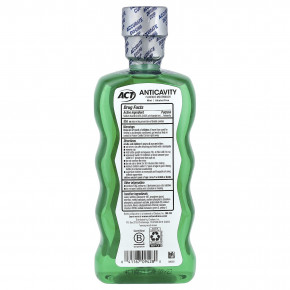 ACT, ополаскиватель для рта с фторидом, против кариеса, без спирта, мята, 532 мл (18 жидк. унций) в Москве - eco-herb.ru | фото