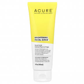 ACURE, Brightening Facial Scrub™, осветляющий скраб для лица, 118 мл (4 жидк. унции) в Москве - eco-herb.ru | фото