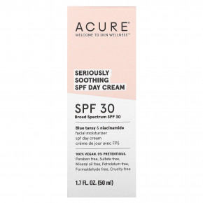 ACURE, Seriously Soothing, дневной крем с SPF, SPF 30, 50 мл (1,7 жидк. унц.) в Москве - eco-herb.ru | фото