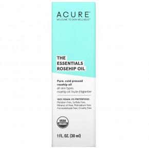 ACURE, The Essentials, масло шиповника, 1 ж. унц. (30 мл) в Москве - eco-herb.ru | фото