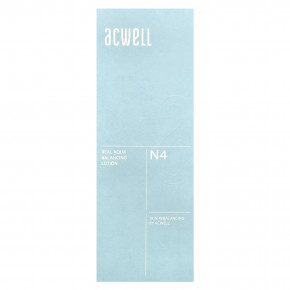 Acwell, Real Aqua, балансирующий лосьон для кожи, N4, 140 мл (4,73 жидк. унции) в Москве - eco-herb.ru | фото